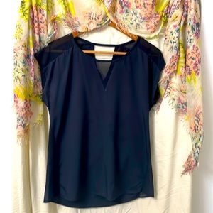 Banana Republic blue blouse